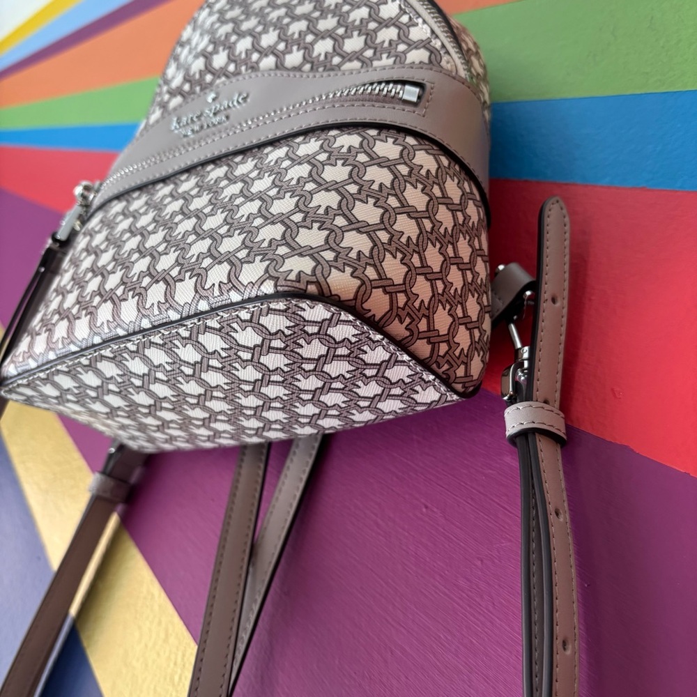 Kate Spade Spade Link Mini Backpack | Convertible Travel - Picture 7 of 14